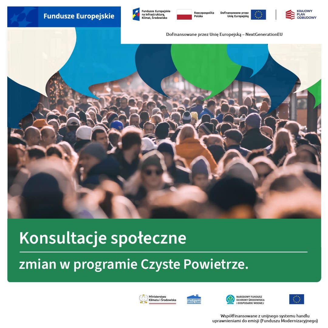 NFOŚiGW rozpoczyna konsultacje społeczne propozycji zmian w programie Czyste Powietrze